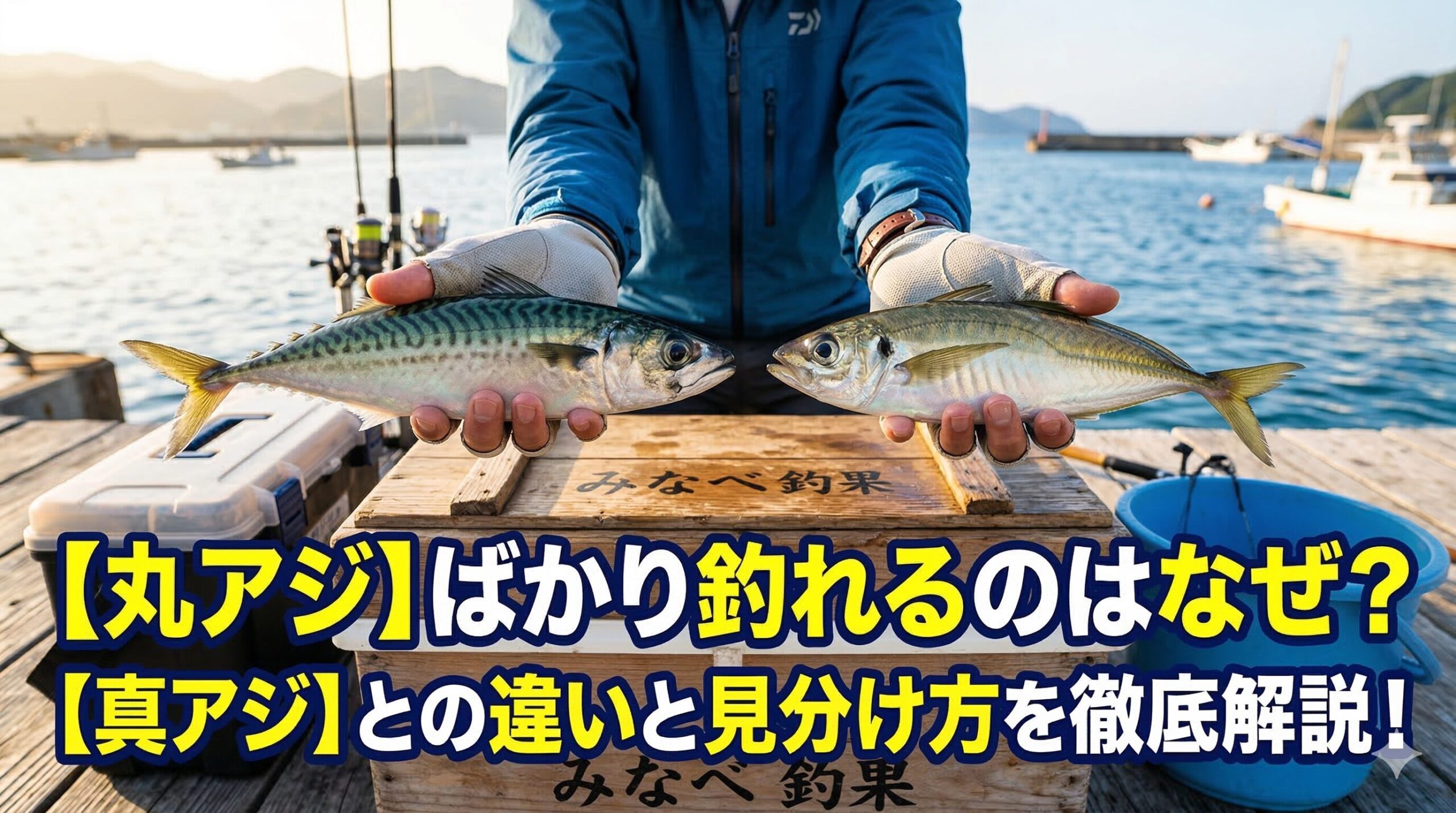 丸アジ（回遊性が極めて高い）真アジ（居つきと回遊の両方）サビキ釣り入門。釣太郎