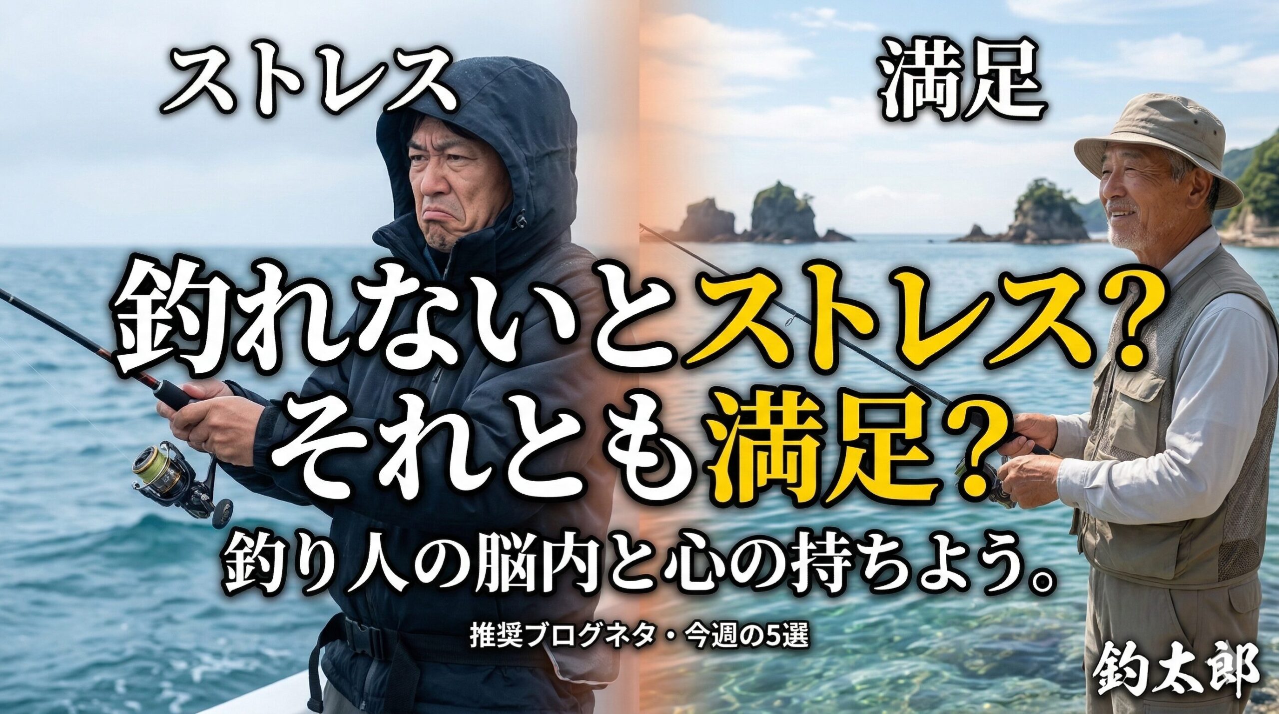 釣りでストレスが溜まる人、溜まらない人。その決定的な違い。釣太郎