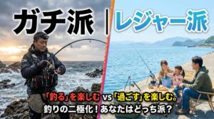 釣り人はガチ派とアウトドア、レジャー、息抜き派に二極分化されてきた。釣太郎