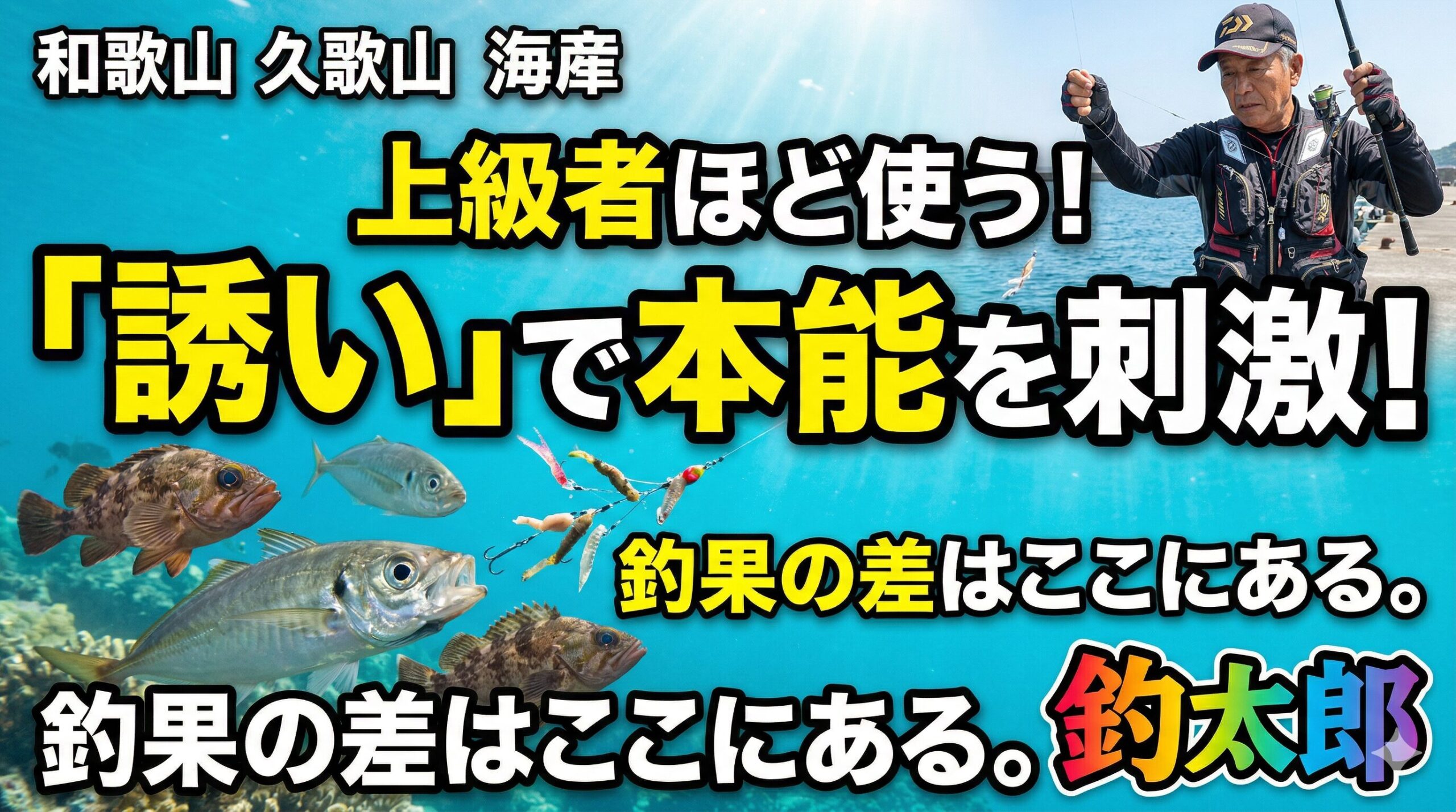 釣果の差はここにある！上級者が使いこなす「誘い」のテクニックと魚の本能。釣太郎