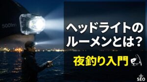 ルーメンが「光の総量」であるのに対し、カンデラは「特定の方向への光の強さ」を指す。ルーメン： 部屋全体を照らす光のボリューム。カンデラ： 遠くの一点を鋭く照らす、光の密度。夜釣り入門。釣太郎