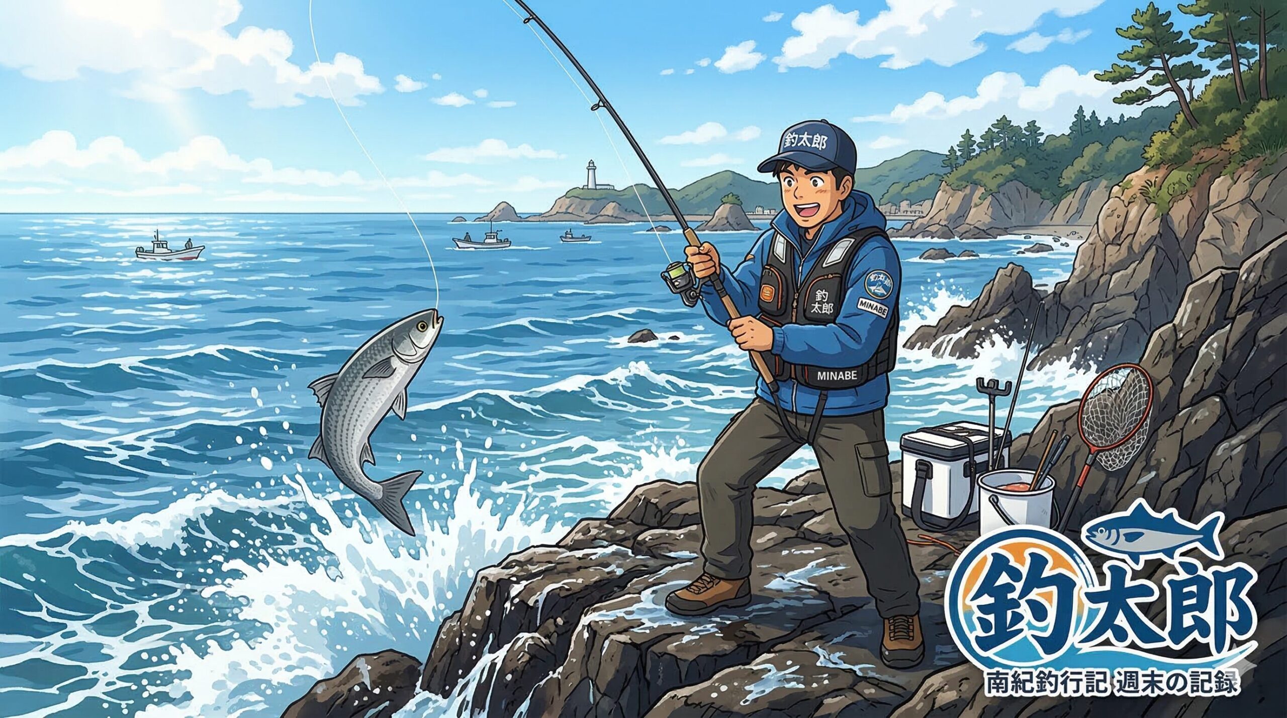 明日明後日の週末14（土）１5（日）南紀の天気予報を釣り人向けに解説。釣太郎