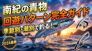 南紀攻略の三種の神器。 シンキングペンシル：マイクロベイト対策に必須、飛距離とナチュラルな波動で誘う。ヘビーウェイトジグ：南紀の速い潮流を突き抜け、ボトムに潜むカンパチを直撃。 ダイビングペンシル：朝マズメのサーチベイトとして、広範囲の魚にアピール。釣太郎