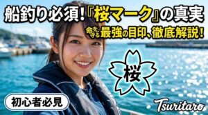 桜マークとは、国土交通省が試験を行い、安全基準に適合していることを証明した「型式承認試験及び検定合格品」の印。釣太郎