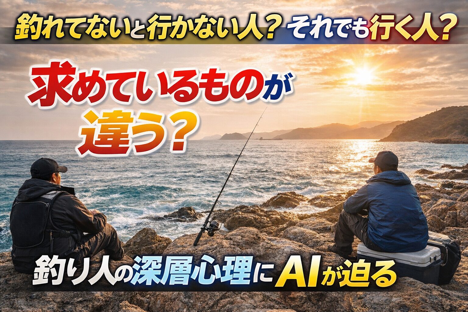 釣れていないと行かない人は結果重視。それでも行く人は体験重視の傾向があります。違うのは根性ではなく、釣りに何を求めているか。釣太郎