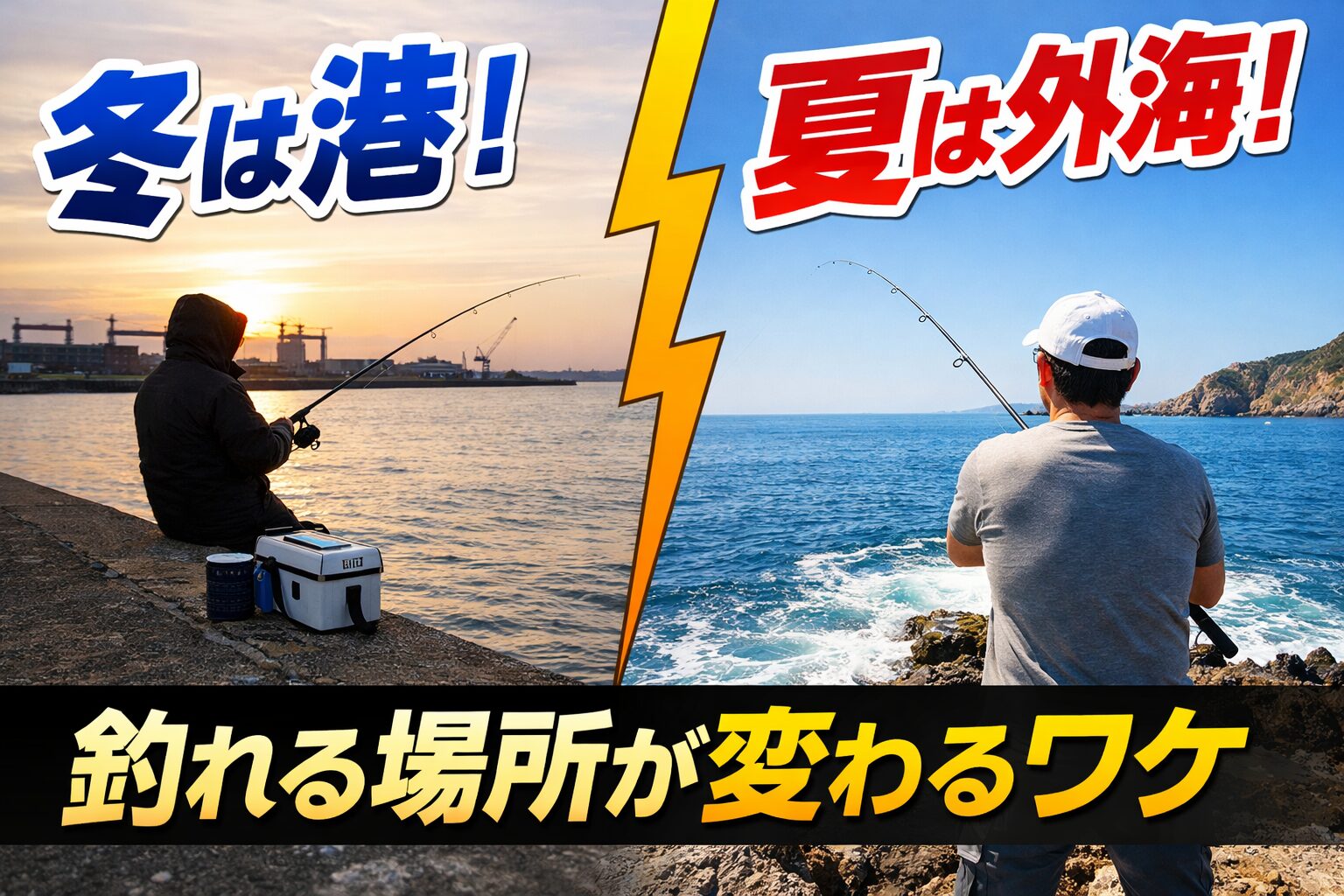 冬は港、夏は外海が釣れる理由。水温と魚の行動から読み解く海の法則.釣太郎
