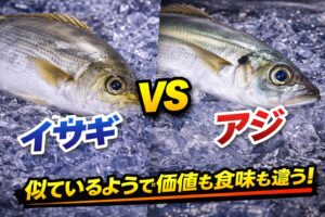 アジは「うまさが前に出る魚」。イサギは「うまさが後から深く来る魚」。釣太郎