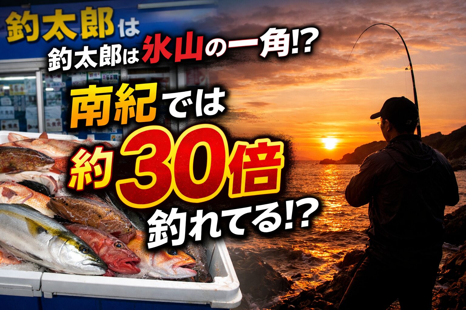釣太郎にお持ち込みいただく量の約30倍は、南紀のどこかで釣れていると考えています。