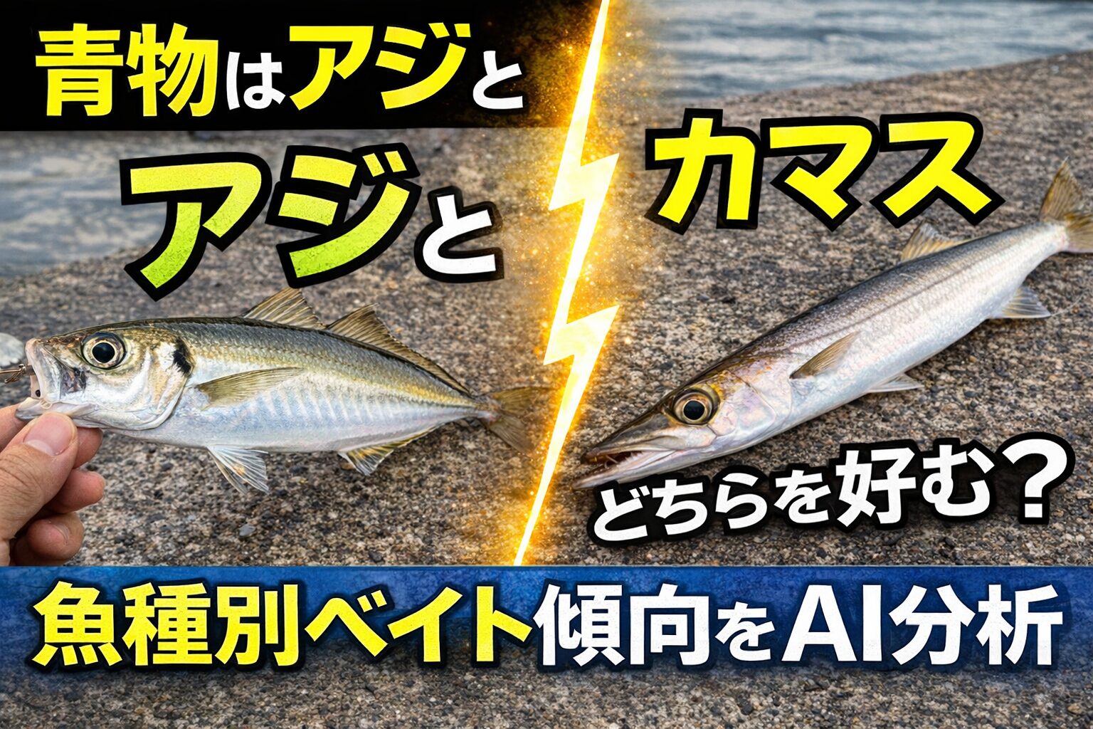 青物が好むベイトは魚種によって違います。ブリ系アジを好む傾向。ヒラマサカマスなど速い魚。 カンパチ幅広く捕食。釣太郎