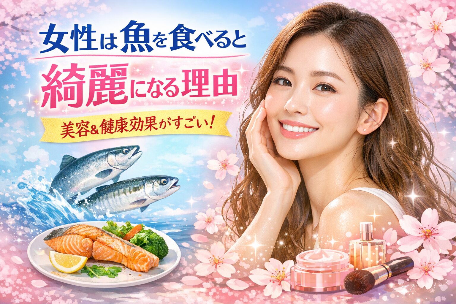 魚は、美肌・美髪・ダイエット・健康のすべてをサポートする万能食材。 「外側のケアだけでは物足りない」と感じている女性こそ、内側から綺麗をつくる“魚習慣”を始める価値がある。釣太郎