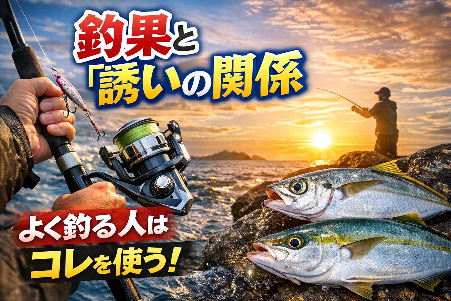 誘いとは、魚の本能を刺激し、迷いを消し、食わせるための科学的アプローチ。よく釣る人ほど誘いを多用するのは、単なるテクニックではなく、 魚の脳と生態に基づいた“理にかなった行動”だから。釣太郎