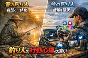 釣り人の心理は「自然との対話」から「情報との対話」へ進化.釣太郎
