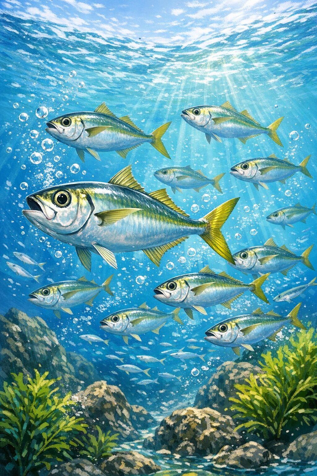 アオリイカ釣り用活アジ、探しています。配達可能な方ご連絡下さい。釣太郎