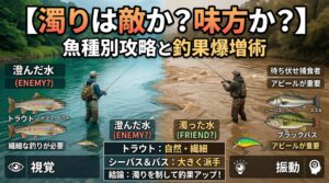 釣りにおける濁りは、決して「ダメ」なものではありません。それは、新しい戦略が必要であることを意味します。釣太郎