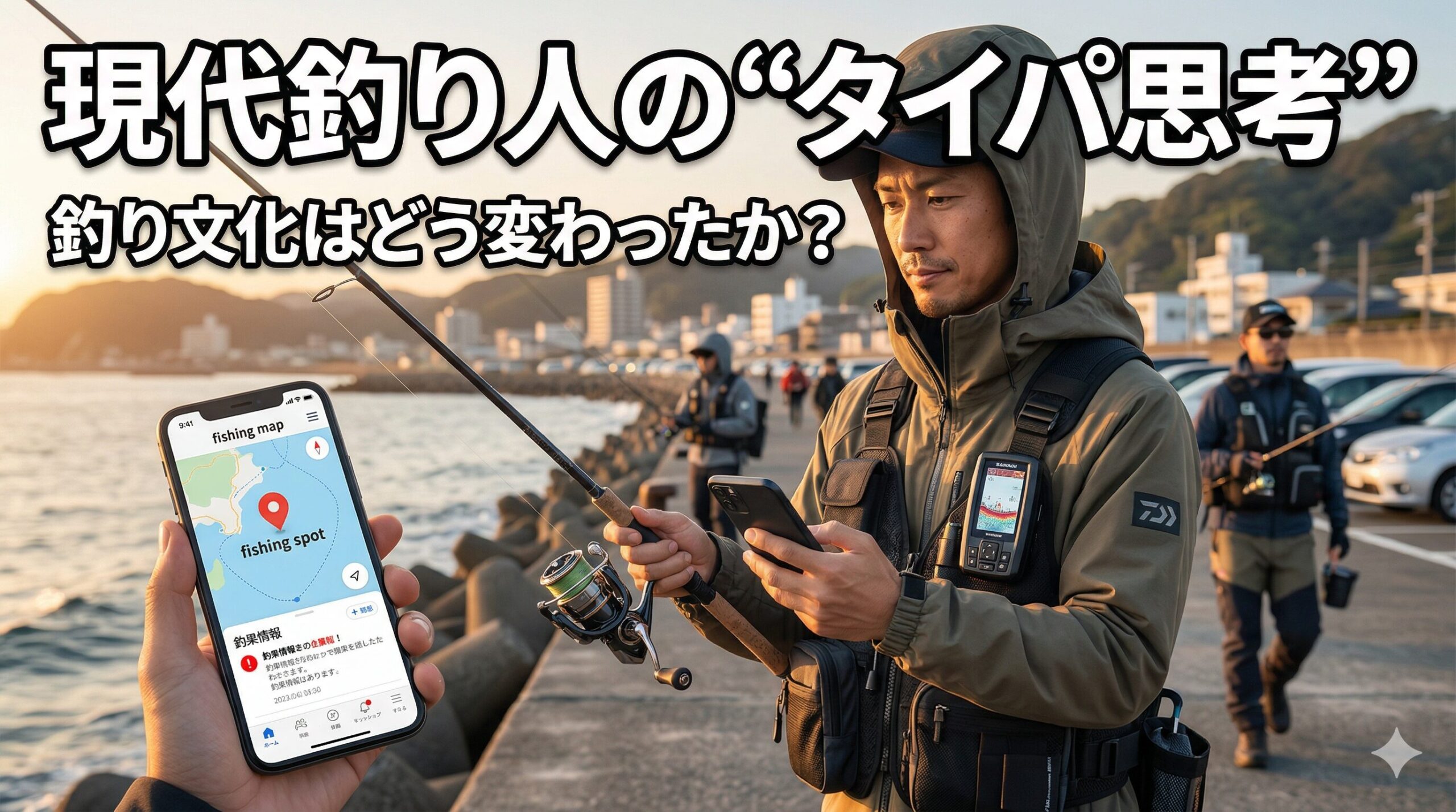 現代の釣り人が求める効率化は、釣り文化を変化は、情報収集のスピードと精度の劇的な向上。釣太郎