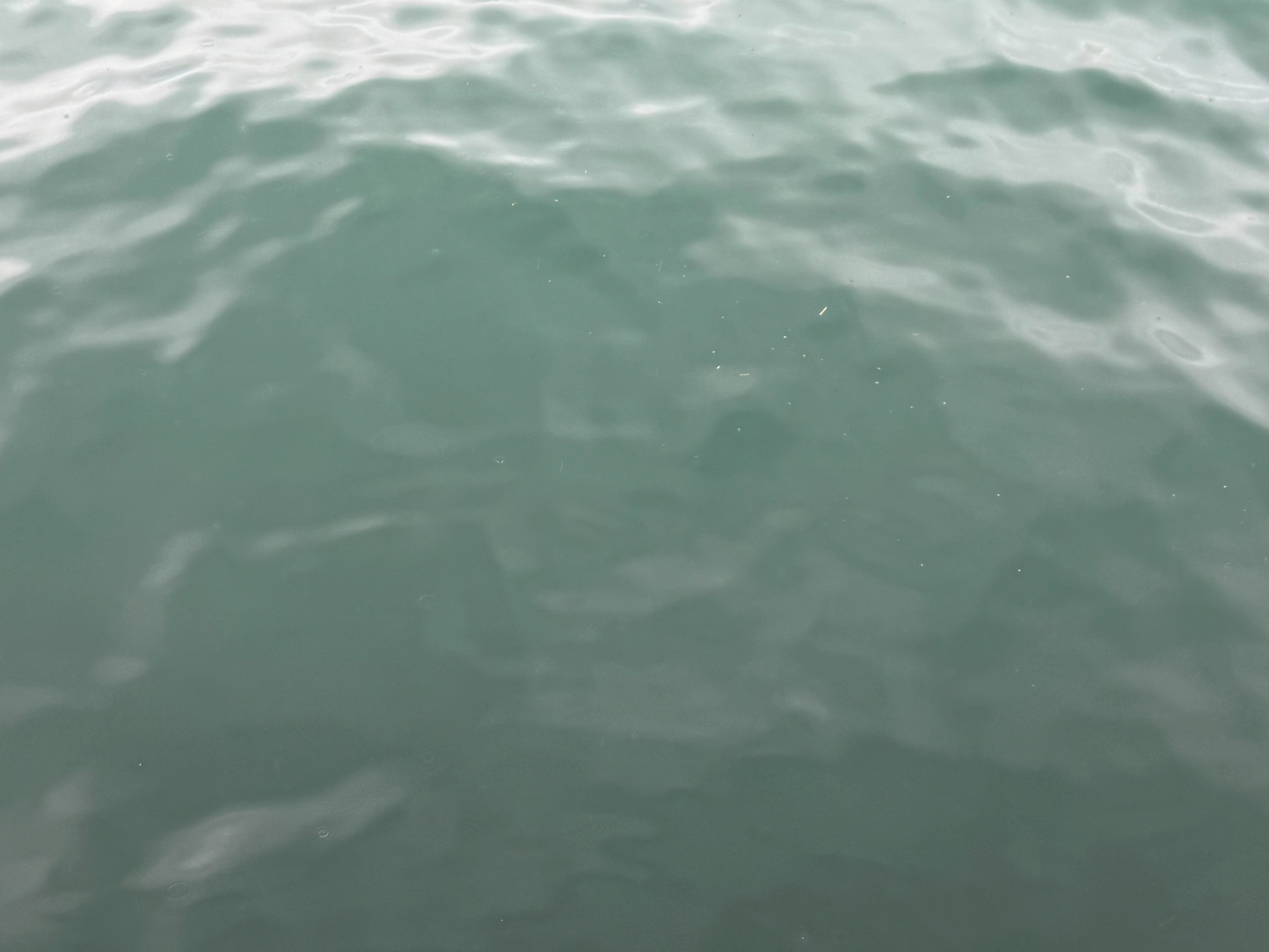 和歌山県みなべ町堺堤防の海の色は、９割方元に戻っています。2026年4月7日火曜日午前7時半現在