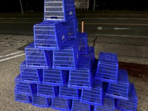 買い物かごは沖アミのドレインで汚れる為、定期的に洗っています。釣太郎